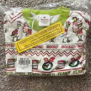 Hanna Andersson Dr. Seuss Grinch LJ set, NEW with tags